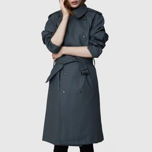 Stutterheim  TURE CHARCOAL Trenchcoat Rain Jacket Charcoal Gray size XXS